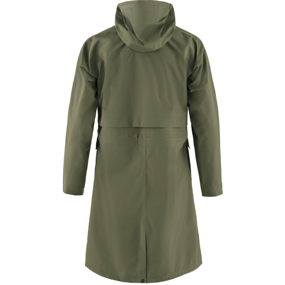 Fjällräven W Vardag Rain Parka Laurel Green