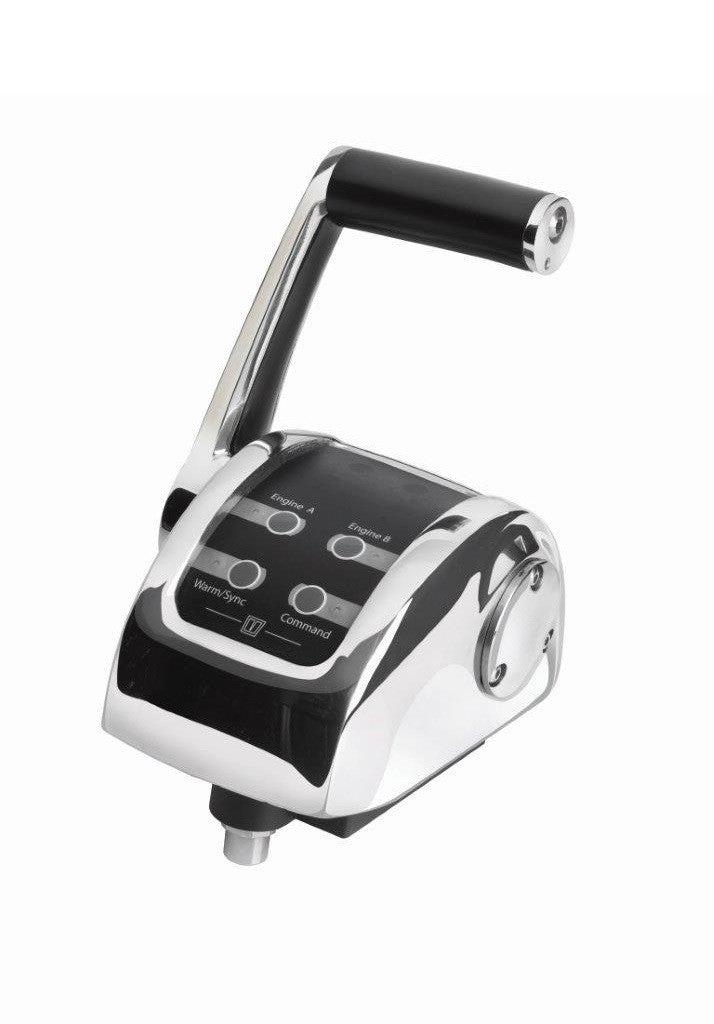 VETUS stainless steel control lever for 1 engine, 12/24 V