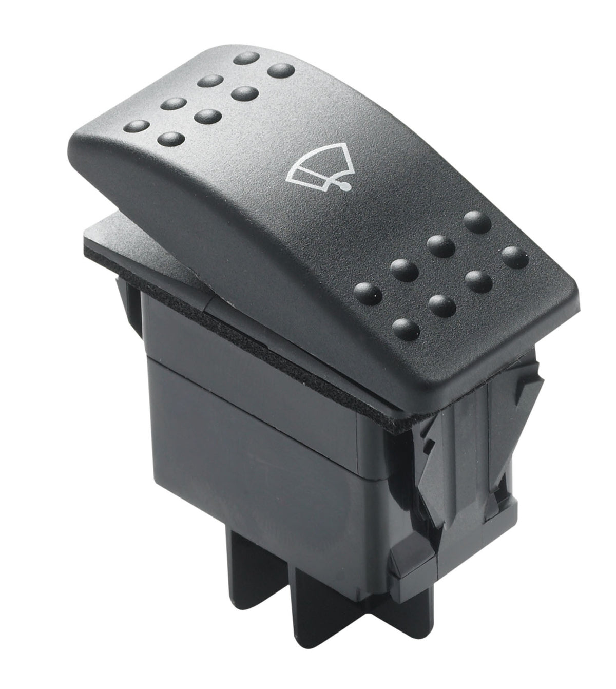 VETUS three-position rocker switch for windscreen wipers, (OFF-1-2)