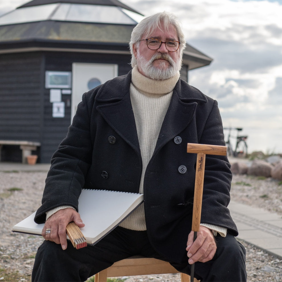 Vilhelm Hertz Spadserestok Egetræ Stokke