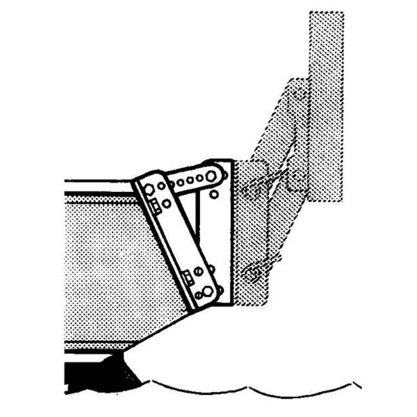 Vinkel til motorhævebeslag
