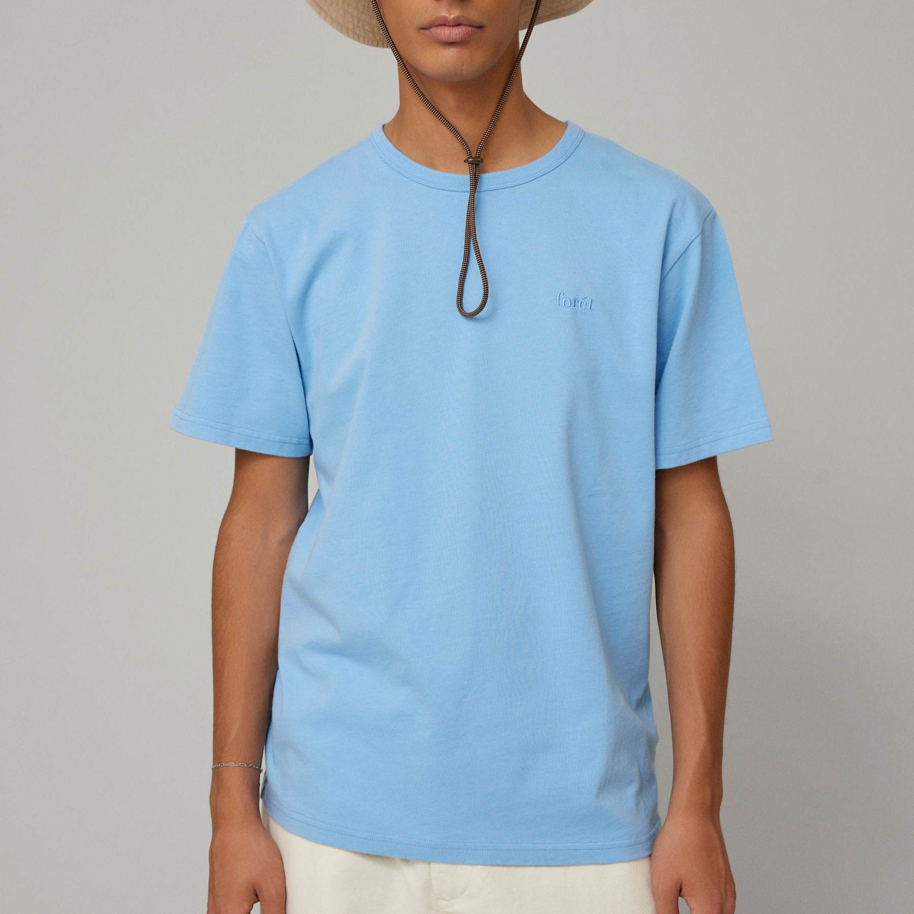 Forét Oak T-Shirt Light Blue