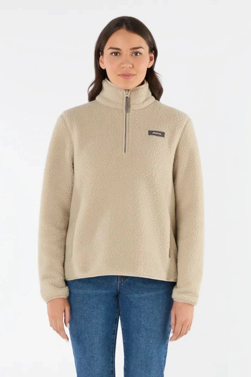 Musto W Cove Deep Pile Fleece Pure Cashmere