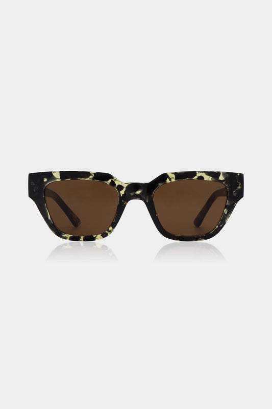 A. Kjærbede Kaws Solbriller Black / Yellow Tortoise