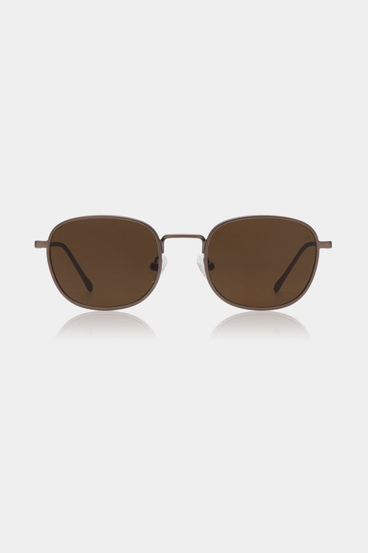 A. Kjærbede Hello Solbriller Matte Brown