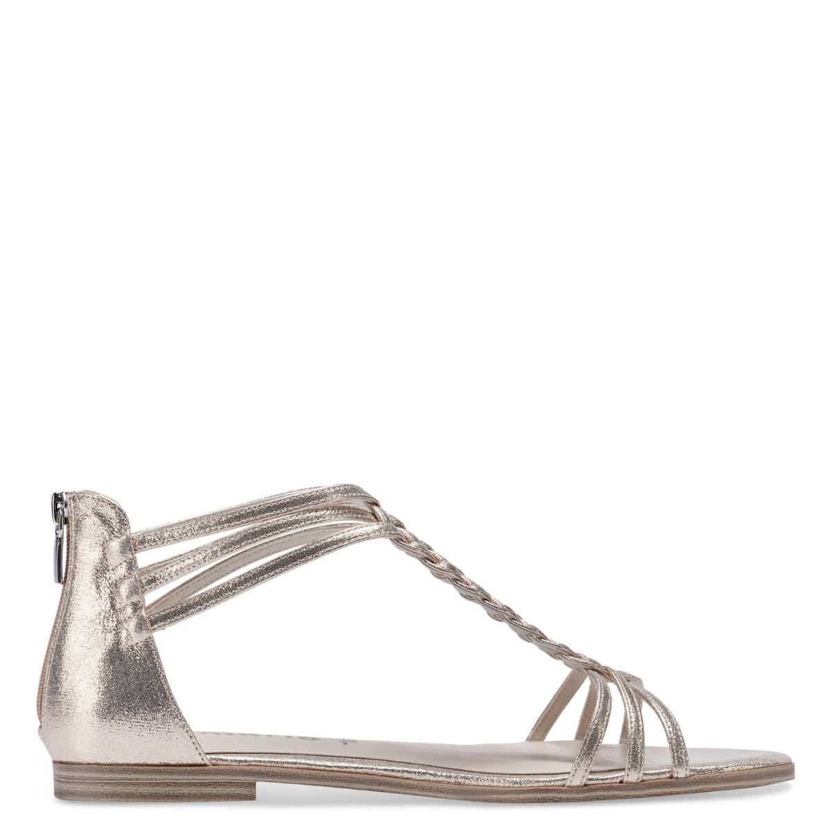 Tamaris W Sandal Med Glimmer og Flettet Rem