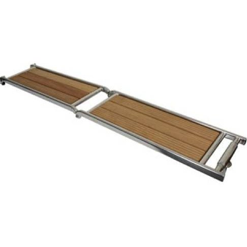 Landgangsbro Iroko Teak 160 x 28CM