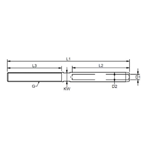 Wireterminal Rustfri f/Vantskrue BW