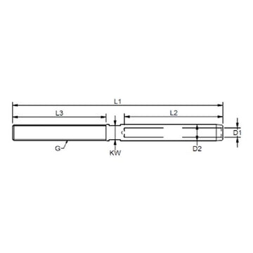 Wireterminal Rustfri f/Vantskrue BW