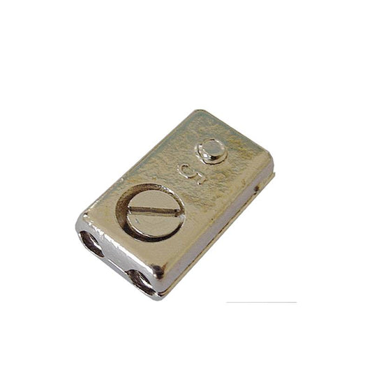 Pladewirelås, forkromet