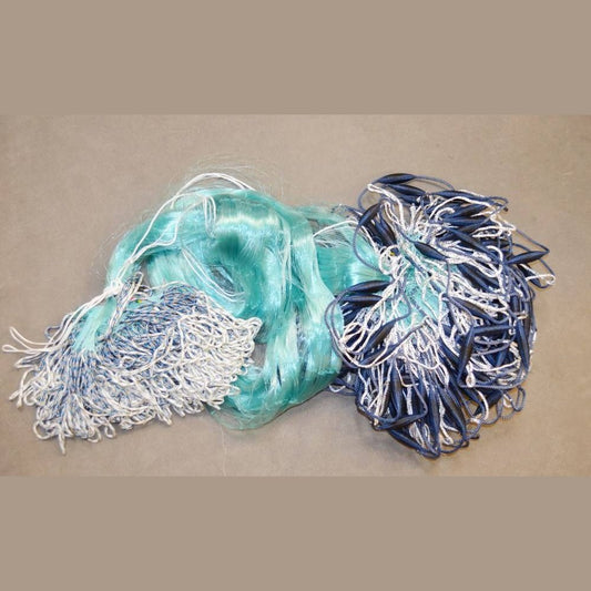 Ørred/Laksegarn, flydegarn, 65 mm, 0,28 monofil, monteret