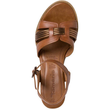 Tamaris W Sandal Med Spænde Og Kilehæl