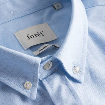 Forét M Life Skjorte Light Blue