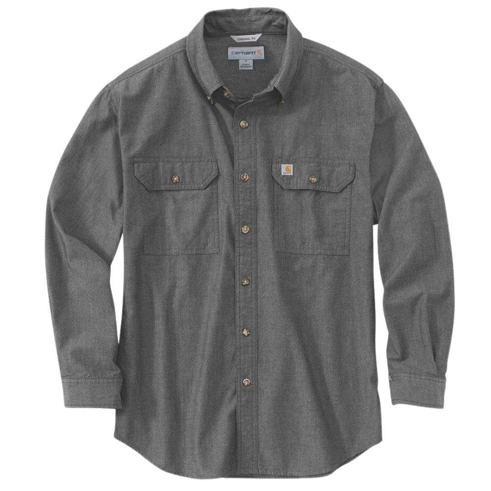 Carhartt U Loose Chambray LS Skjorte Black Chambray