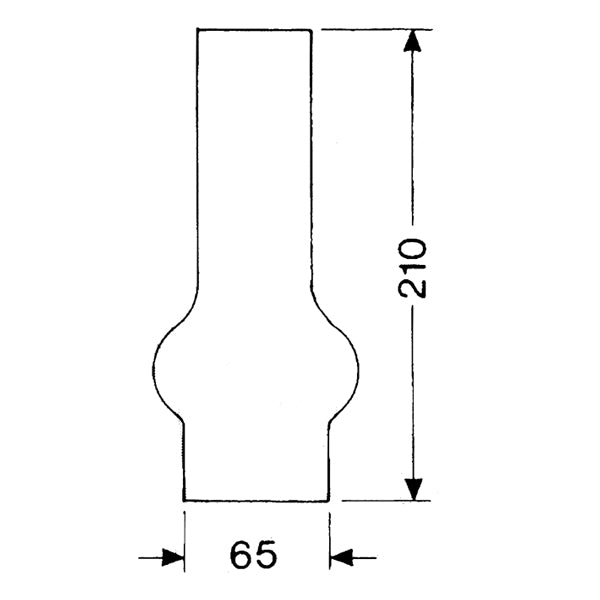 DHR Lampeglas 20 x 210mm