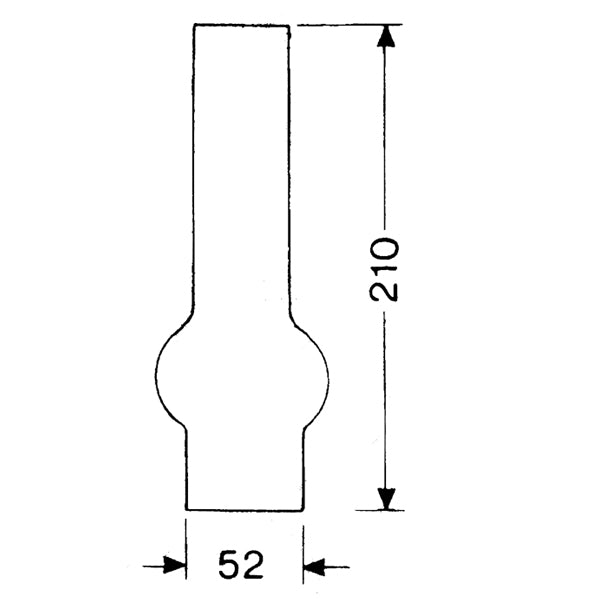 DHR Lampeglas 15 x 210mm