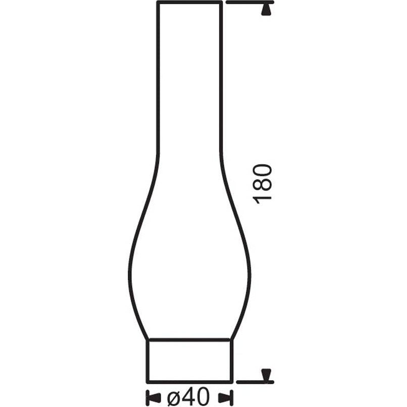 Tulipanglas 10 til Old Danish E14-230V