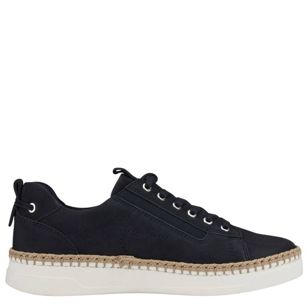 Tamaris W Sneaker Med Snoet Syning Navy