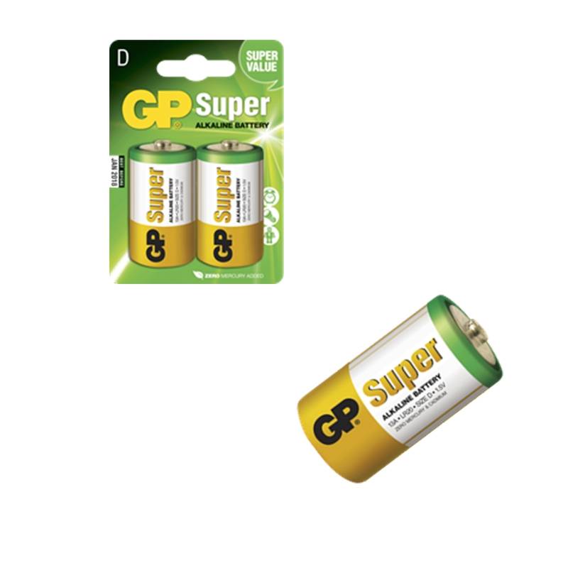 D Batteri LR20 1,5V 2pk