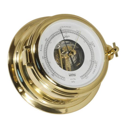 Schatz barometer, Midi ø155-serien, poleret og lakeret messing