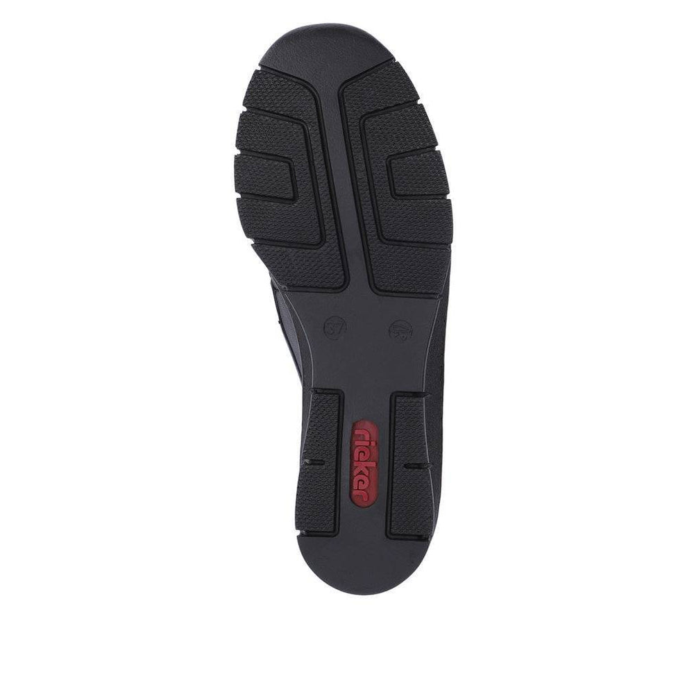 Rieker W Loafer m Lakdetalje Black