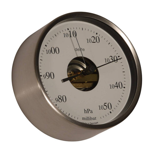 Delite Clausen barometer - rustfrit stål