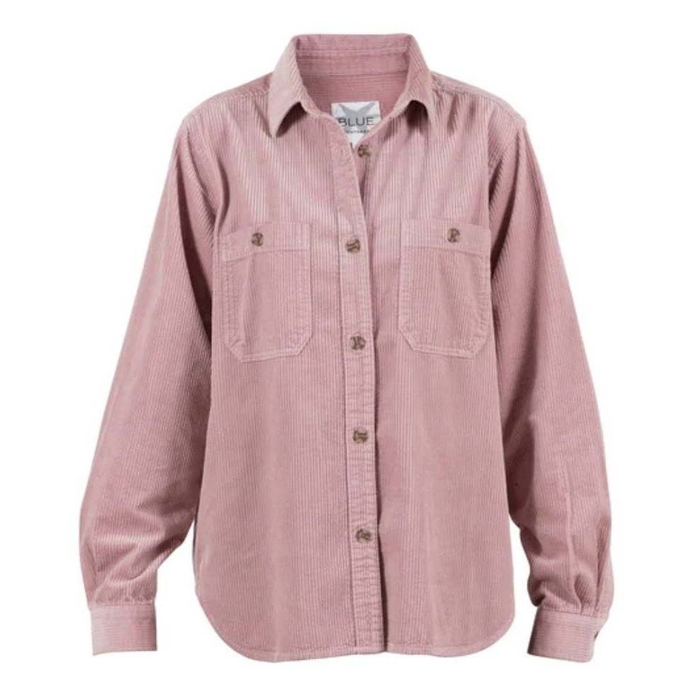 Blue Sportswear W Pelly Courdroy Shirt Smoked Powder