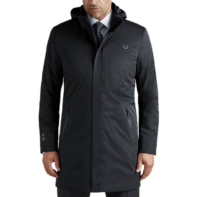 UBR M Black Storm Coat II Frakke - Havhøkeren