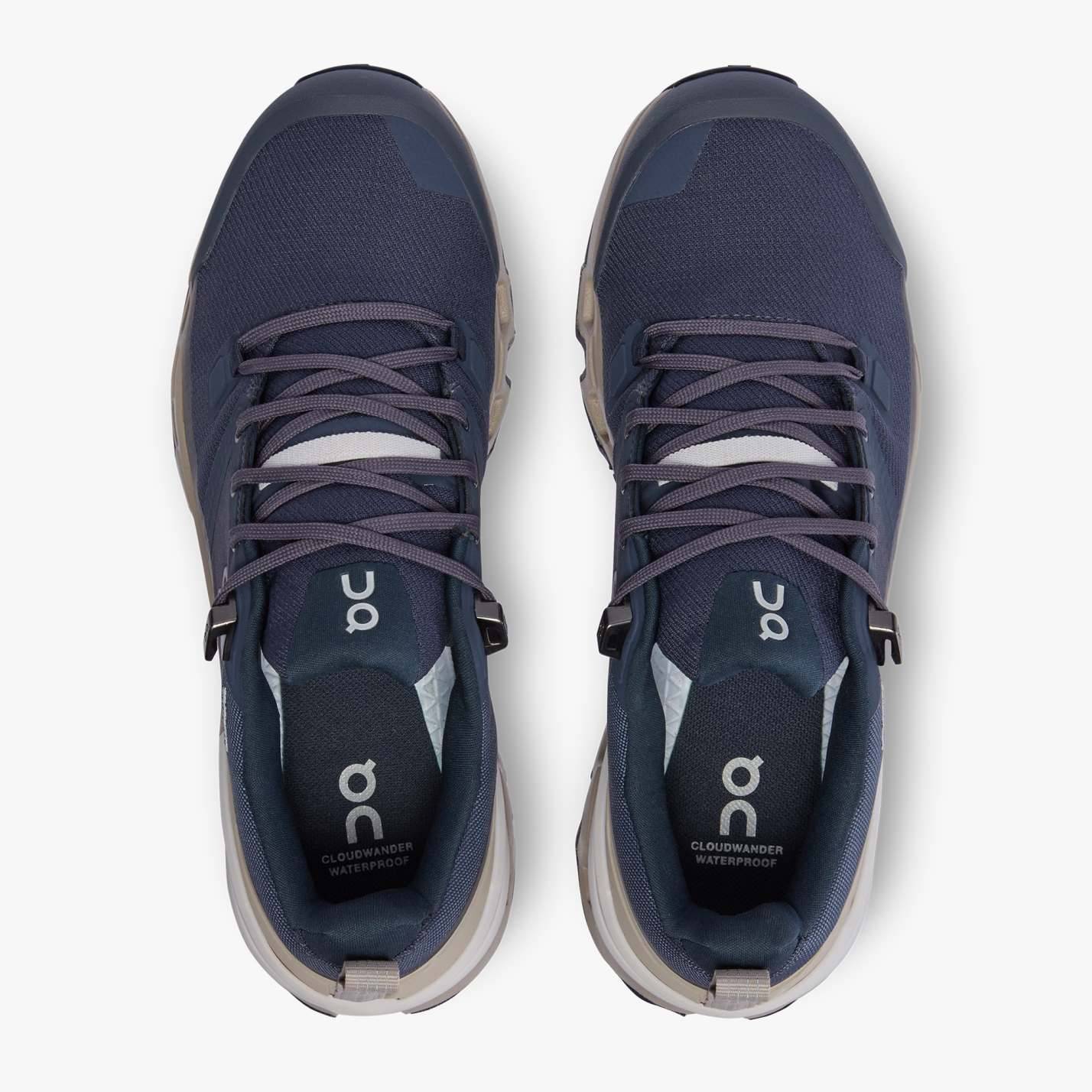 On-Running W Cloudwander Whaterproof Sneakers Navy Desert