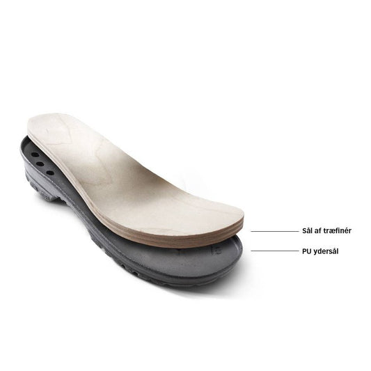 Sika Footwear Comfort Træsko med Kap, Tå- og Sømværn - Havhøkeren