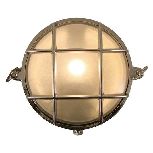Mini skotlampe i forkromet messing