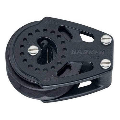 Harken Carbo Ratchet Blok 40 mm enkelt, skildpadde