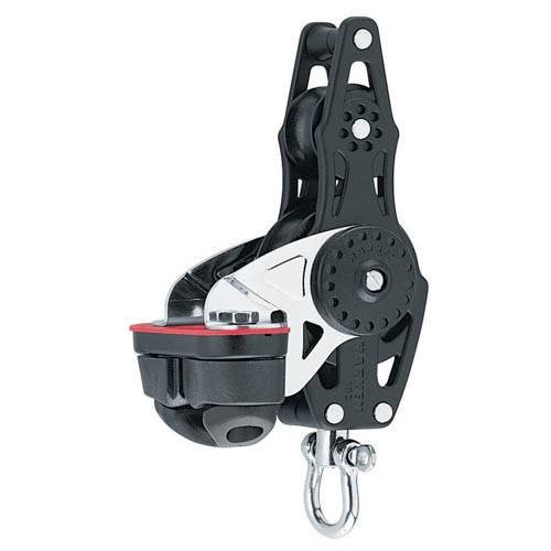 Harken Carbo Blok 75 mm enkelt, hunsvot, violin, C