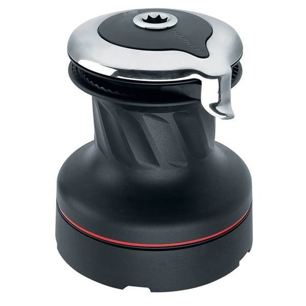 Harken Radial skødespil ST 2-speed sort alu.