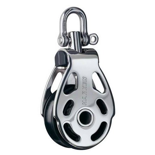 Harken ESP 57 mm enkeltblok i RF stål med svirvel