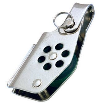 Wichard 24 mm RF enkeltblok m. cleat sjækel og hv