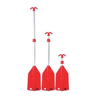 Åre Teleskop m/Aluskaft og Krog og Rødt Blad