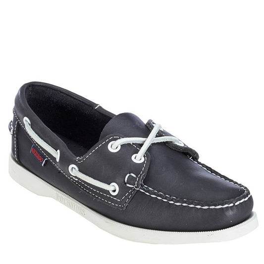 Sebago W Docksides Sejlersko Læder Navy