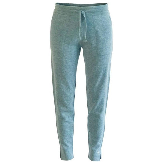 Blue Sportswear W Byron Knit Pants -ICEBLUE-MELANGE-XL