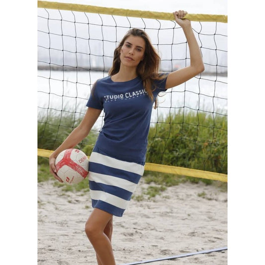 Blue Sportswear W Fiona Nederdel InkBlue Ecru