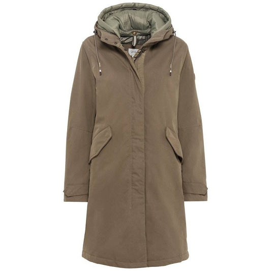 Camel Active W 2F44 Coat Dark Khaki