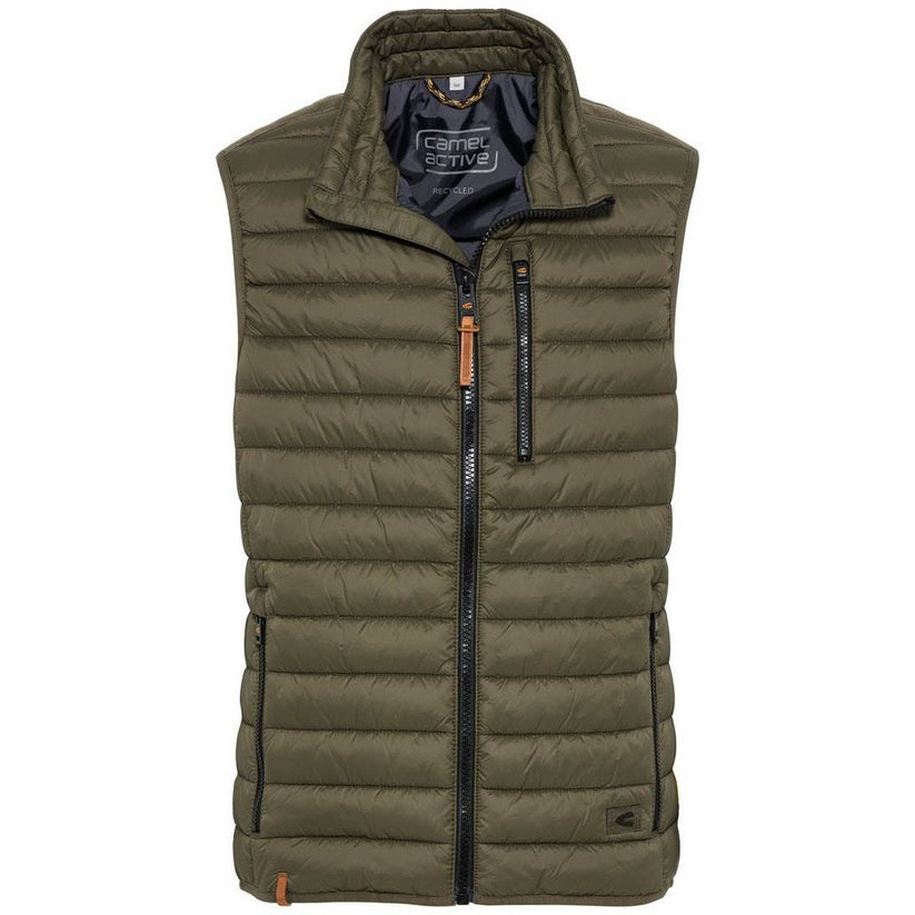 Camel Active M 9E52 Quilted Vest Olive