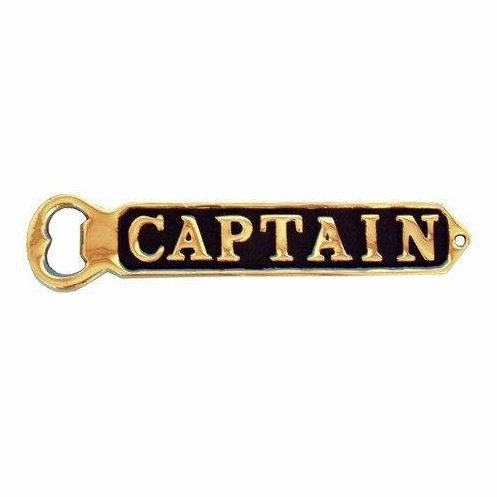 Captain oplukker i messing, 18 cm