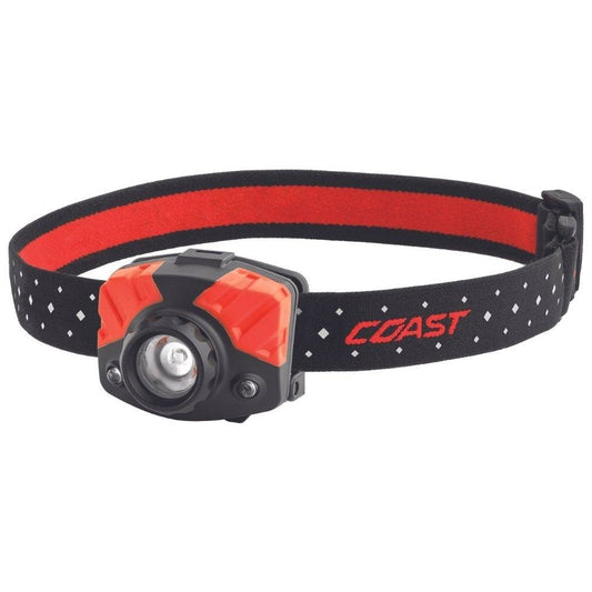 COAST FL75R genopladelig pandelampe, 530 lumen