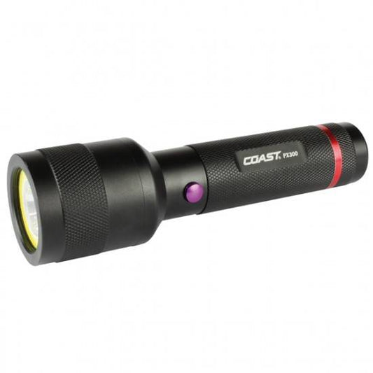 COAST PX300 Håndlygte med UV lys, 150 lumen