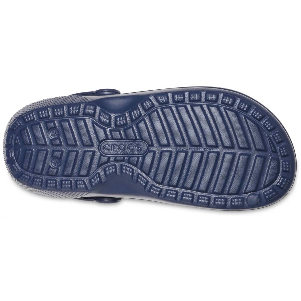 Crocs U Classic Fuzz Lined Sko navy Charcoal
