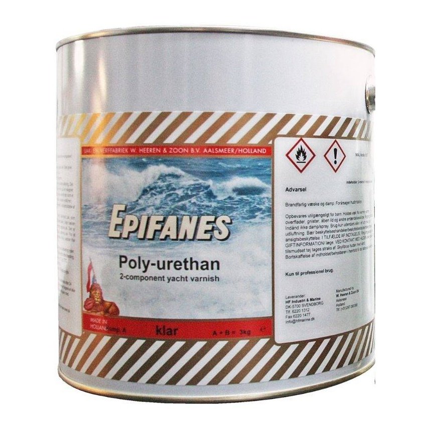 Epifanes Polyurethane 2 komponent lak, klar