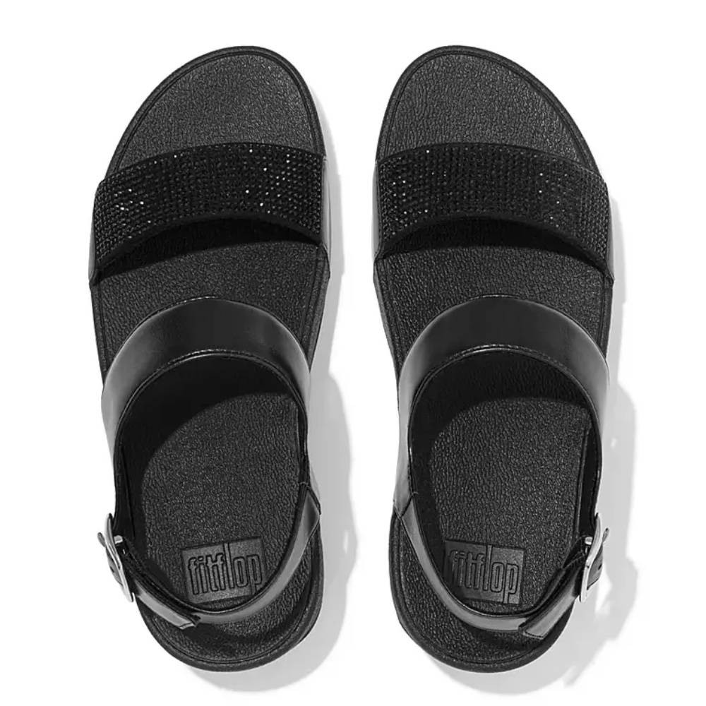 FitFlop W Lulu Crystal Embellished Back-Strap Sandal