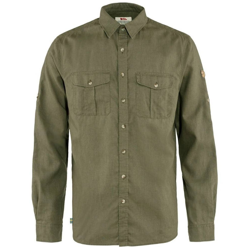 Fjällräven M Travel Shirt LS Green