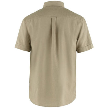 Fjällräven M Övik Travel Shirt SS Sand Stone